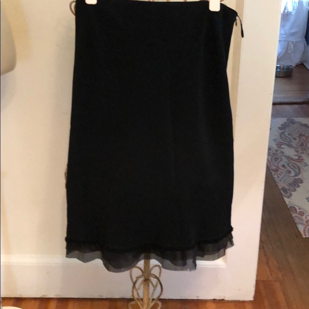 Lafayette 148 black skirt